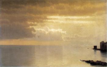 William Stanley Haseltine : A Calm Sea Mentone